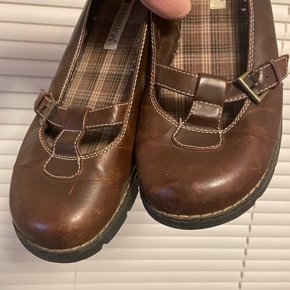 Vintage Y2K No Boundaries Mary Jane Chunky Slide On Shoes Flats size 9 - Picture 6 of 6